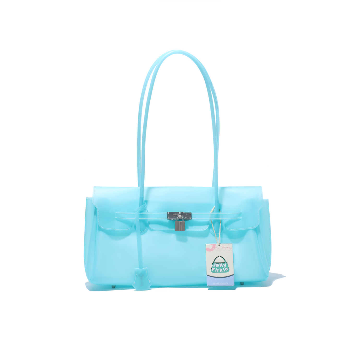 Jelly Firkin Two-Way Bag in Ice Blue