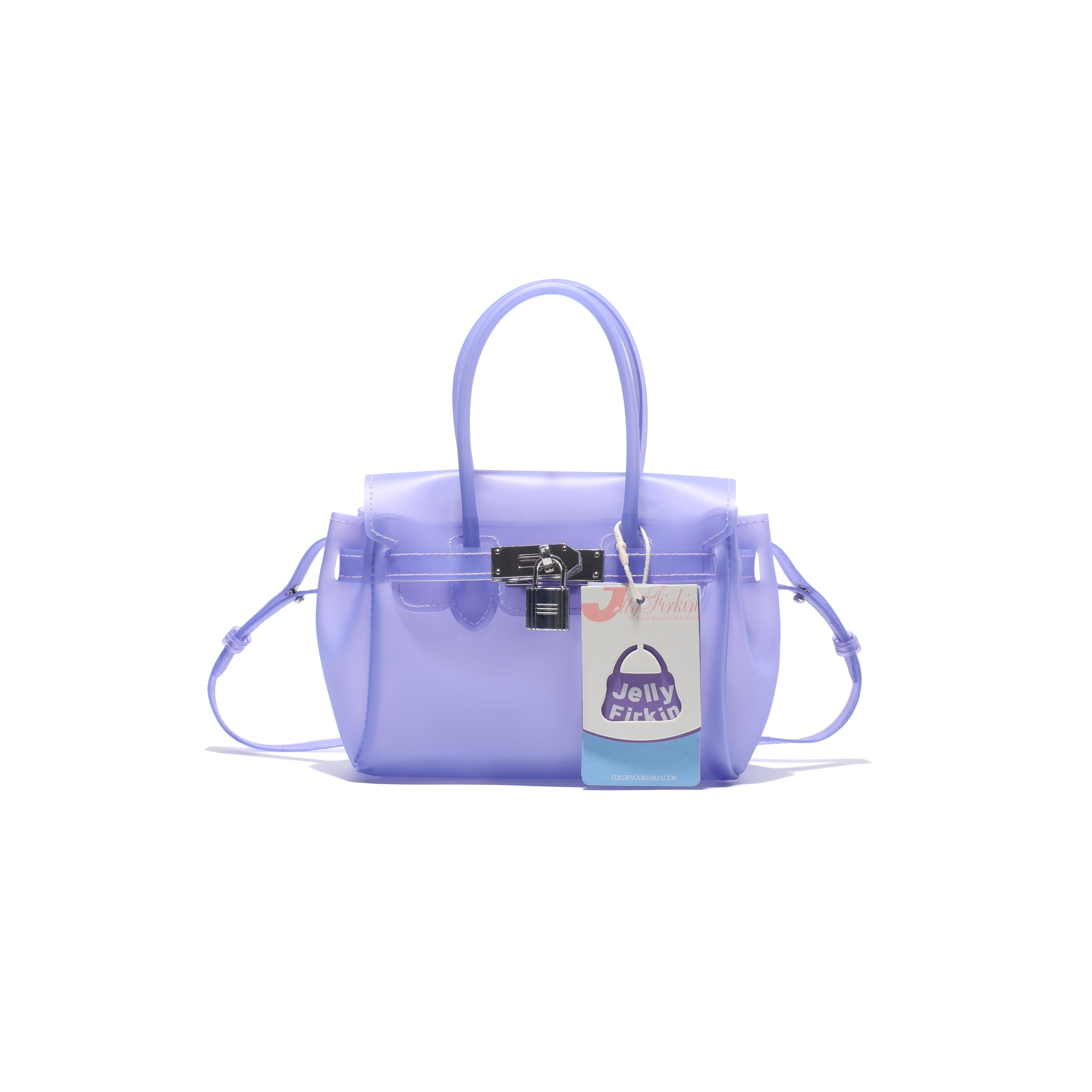 Jelly Firkin Mini Crossbody Bag in Lavender Purple