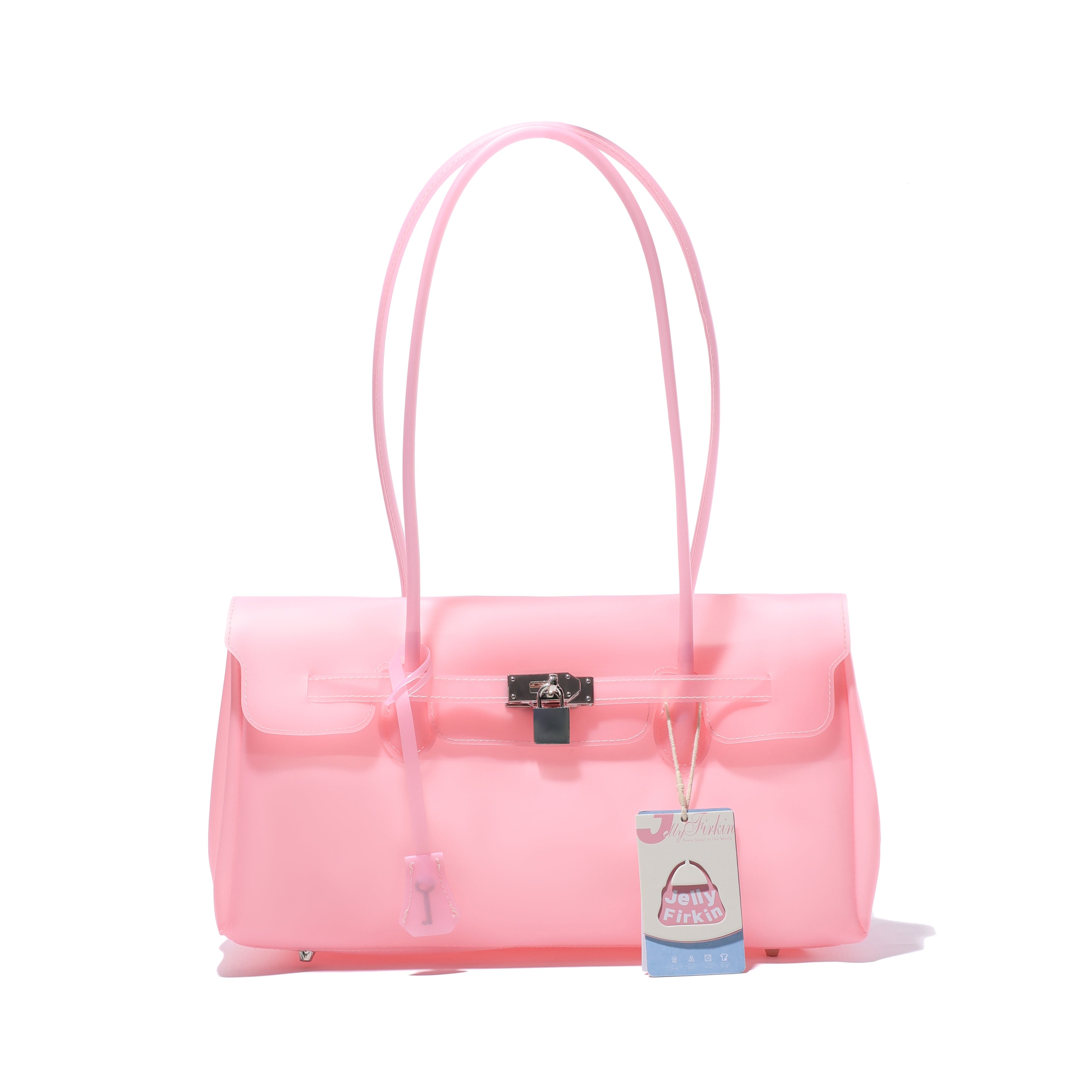 Jelly Firkin Two-Way Bag in Pink