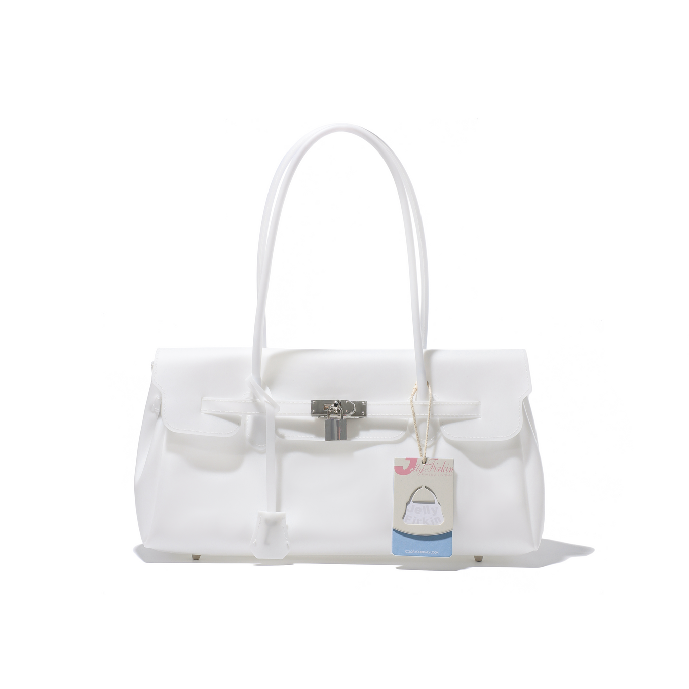Jelly Firkin Two-Way Bag in White