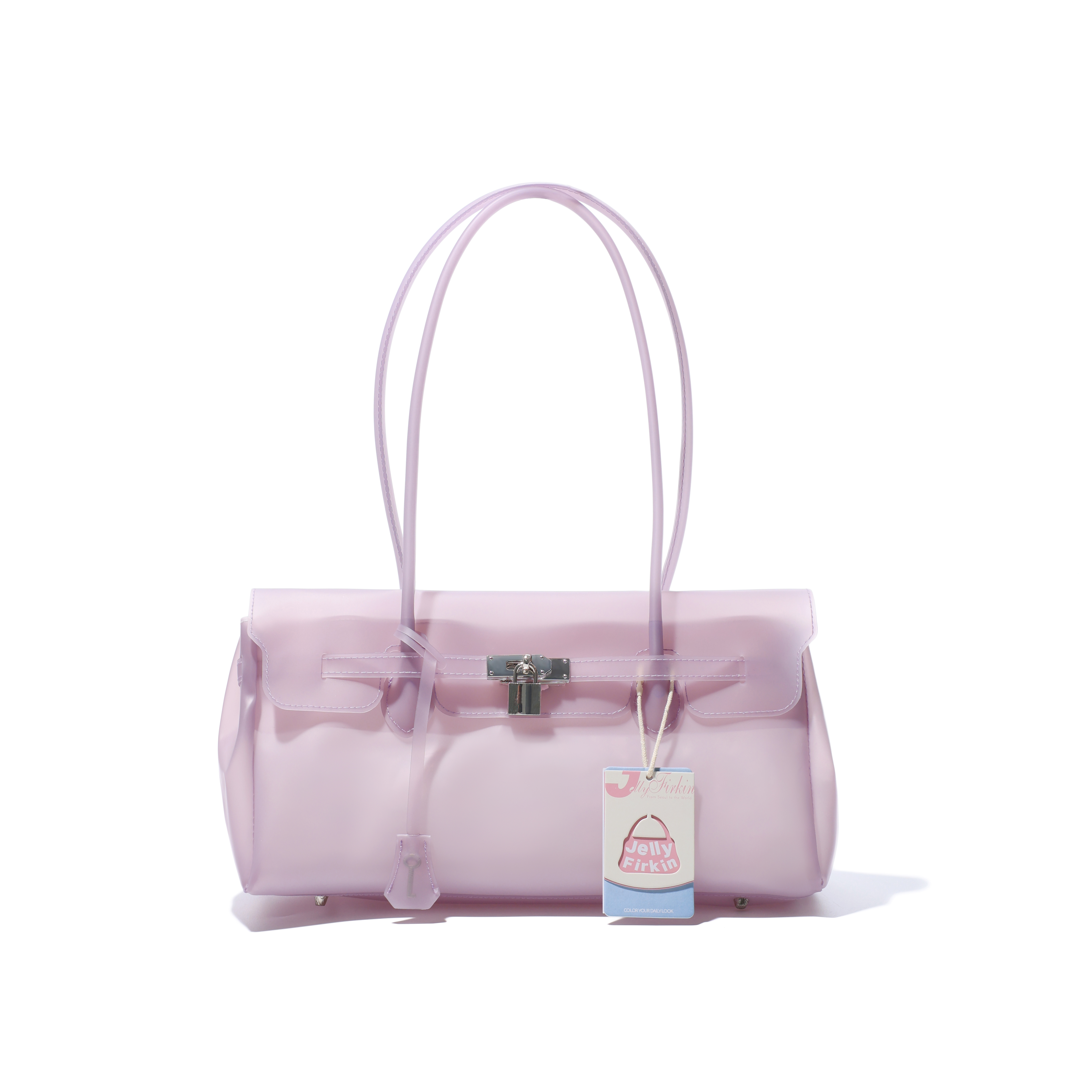 Jelly Firkin Two-Way Bag in Light Purple