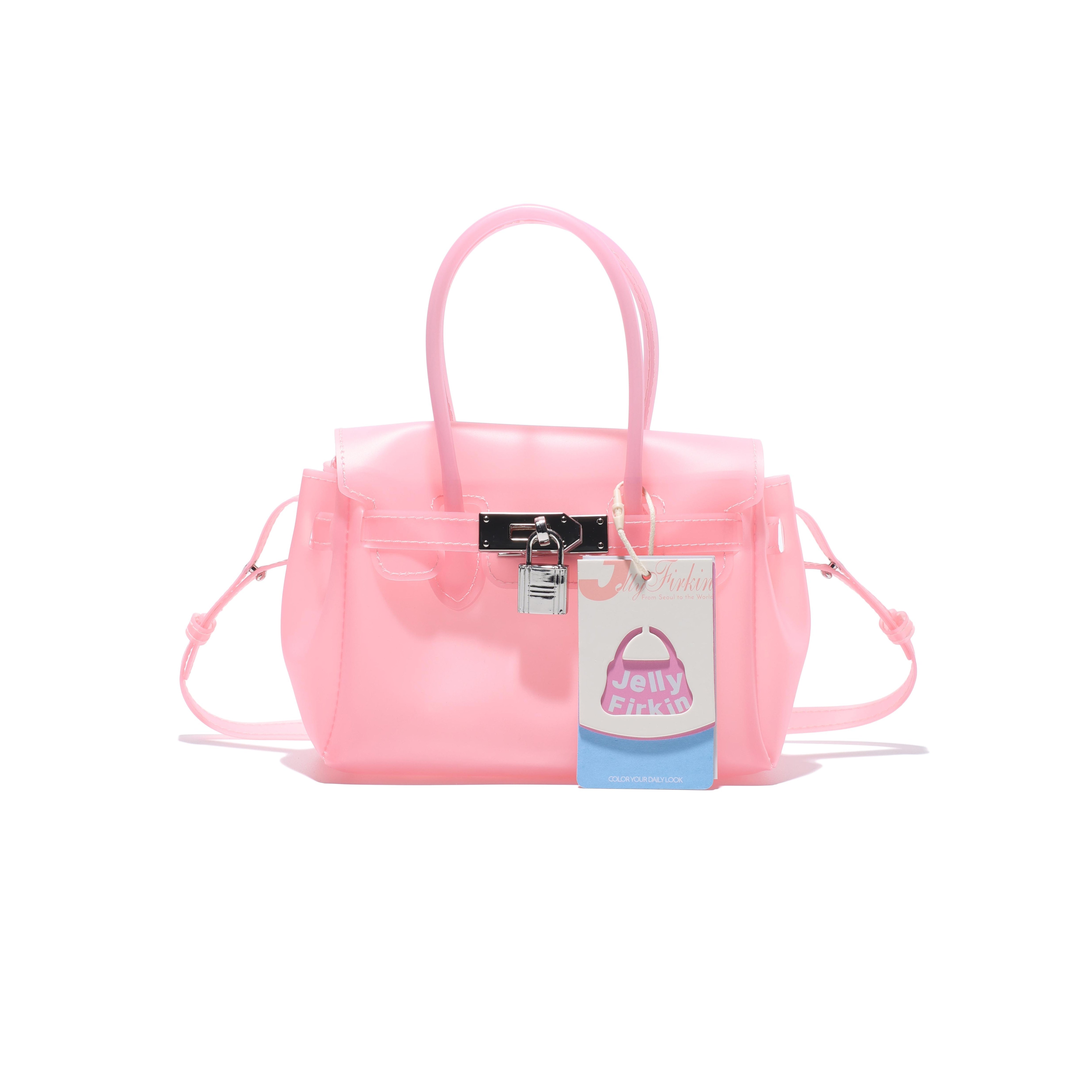 Jelly Firkin Mini Crossbody Bag in Pink