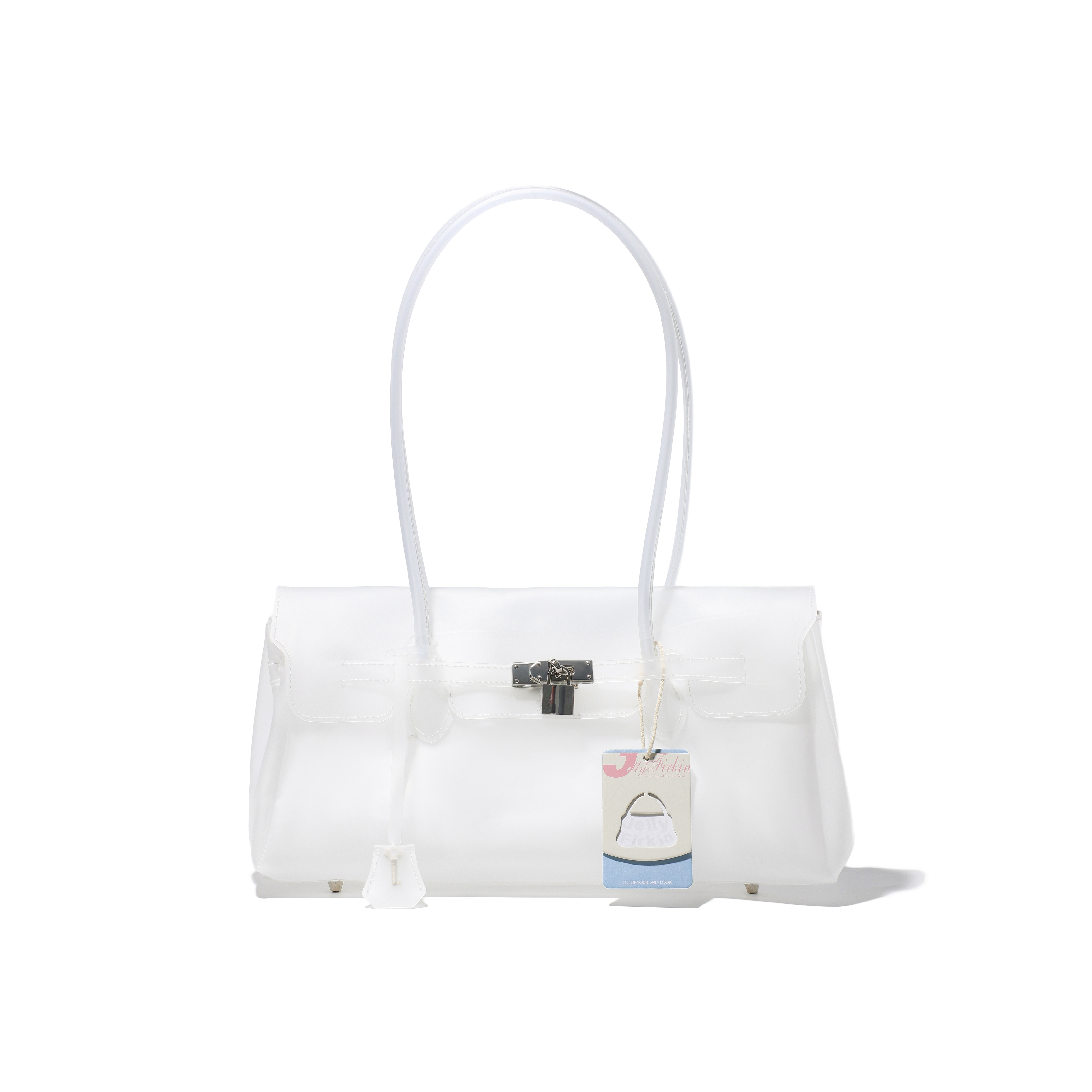 Jelly Firkin Two-Way Bag in Crystal Clear