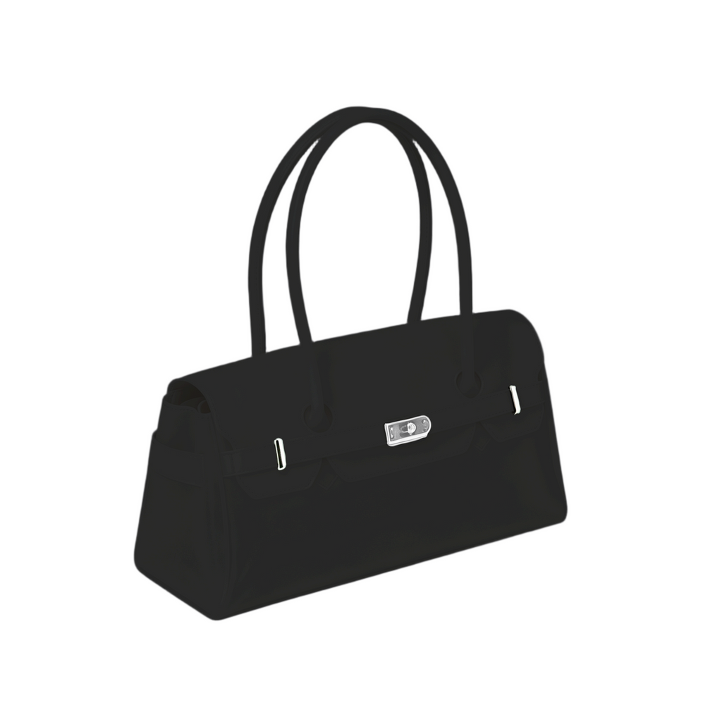Jelly Firkin Two-Way Bag in Black
