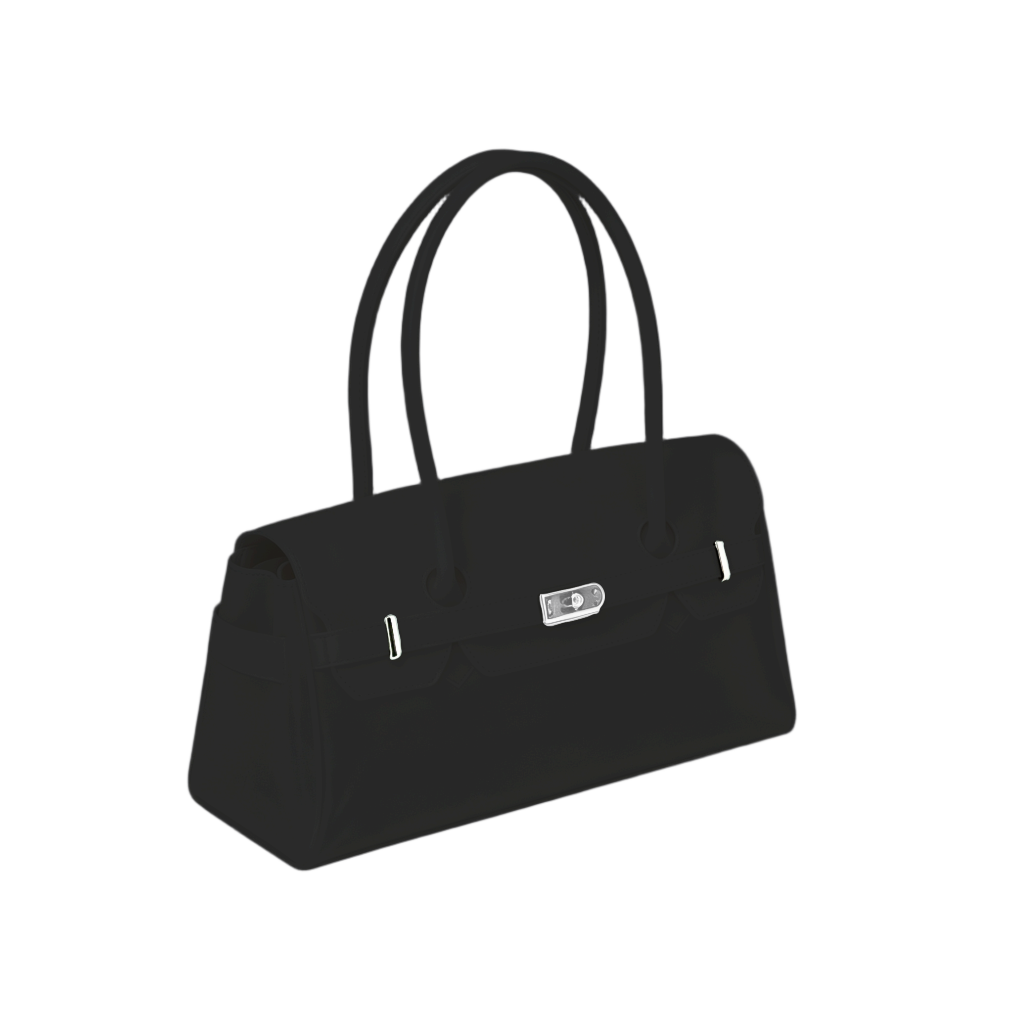 Jelly Firkin Two-Way Bag in Black