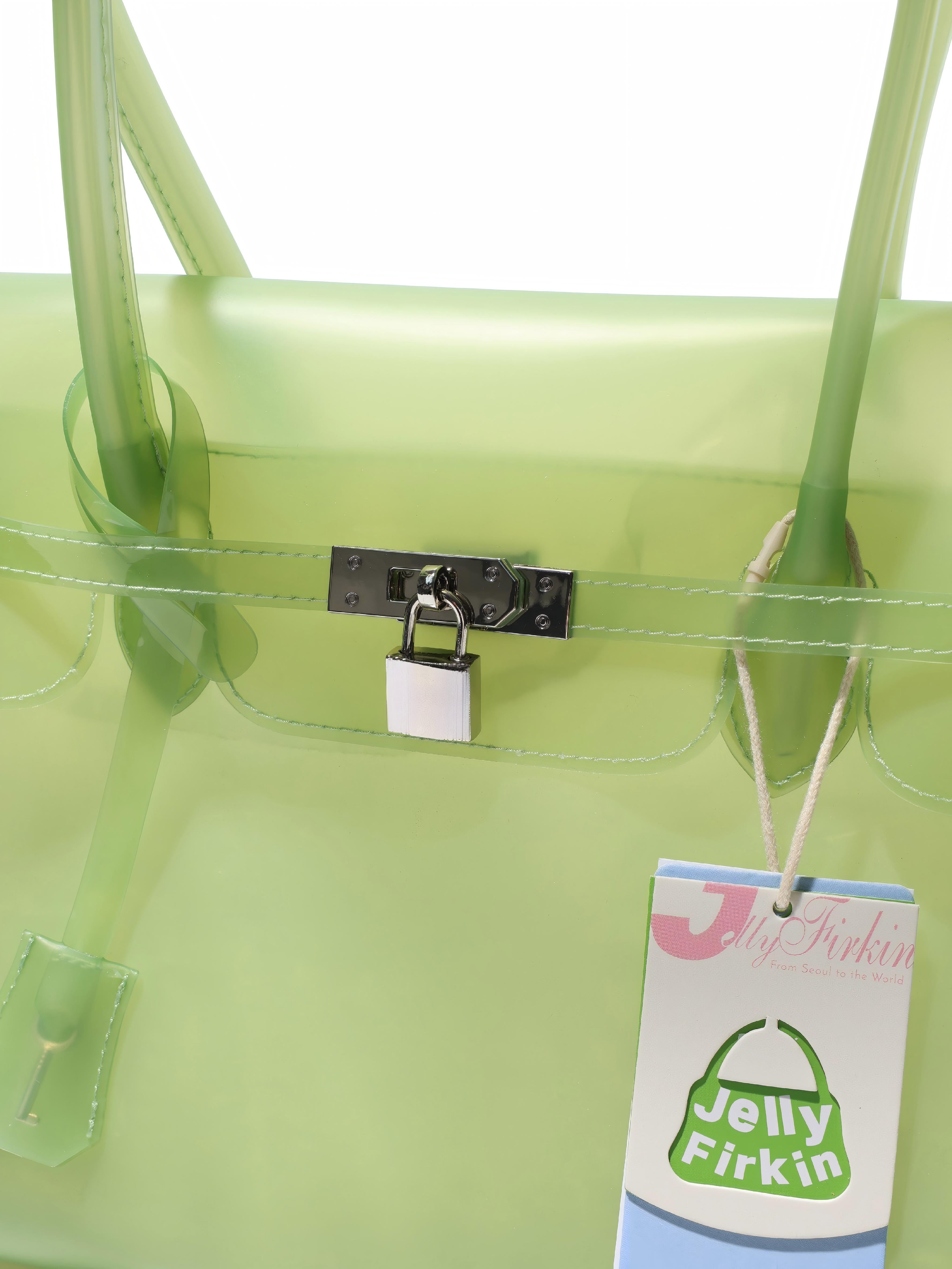 JELLY FIRKIN JELLY BAG IN MATCHA GREEN | Jelly Firkin Official Store