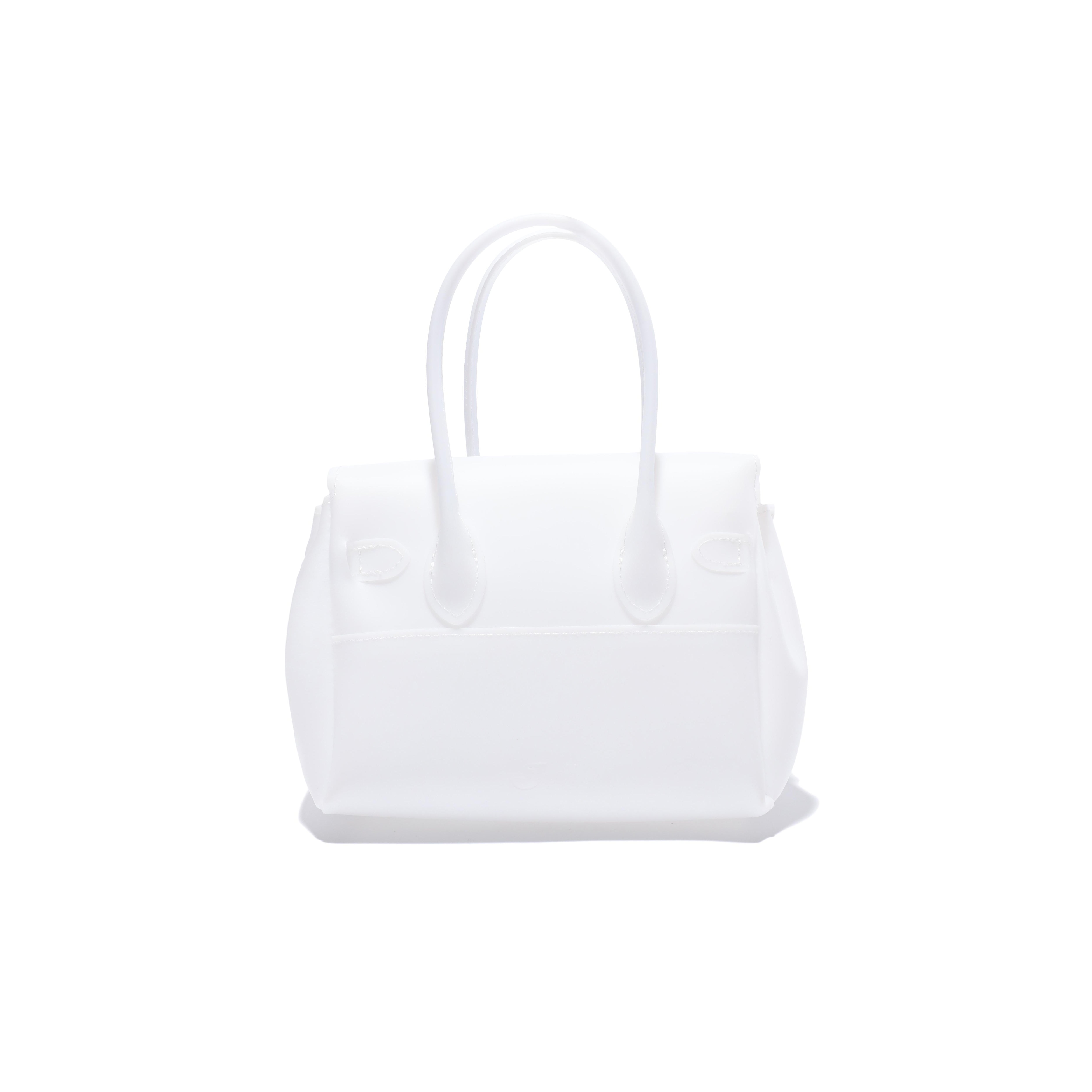 Jelly Firkin Mini Crossbody Bag in White