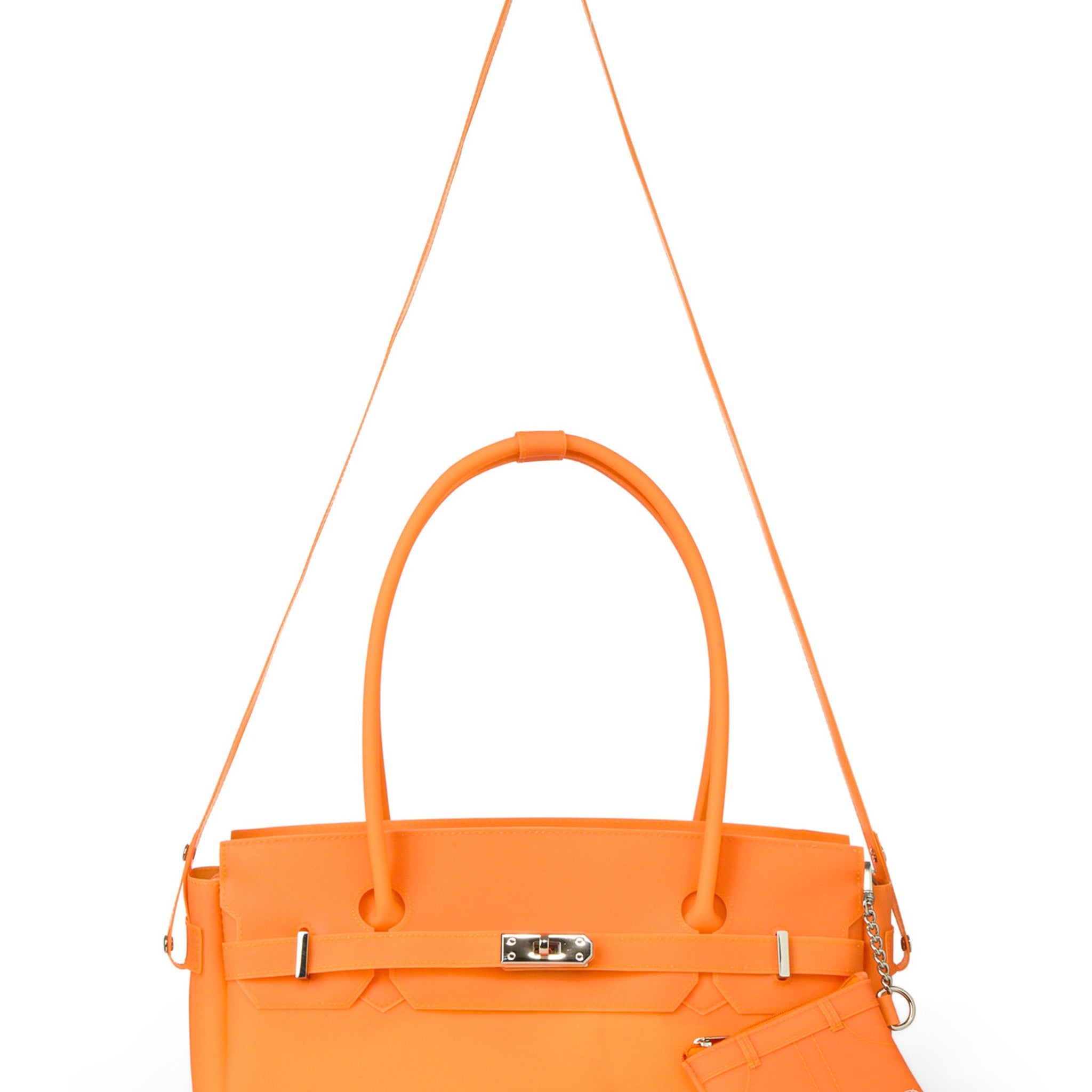 JELLY FIRKIN TWO-WAY BAG IN ORANGE