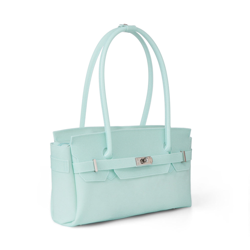 JELLY FIRKIN TWO-WAY BAG IN ICE BLUE