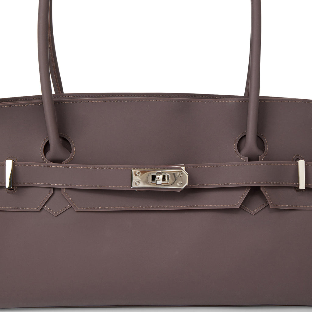 JELLY FIRKIN TWO-WAY BAG IN BROWN