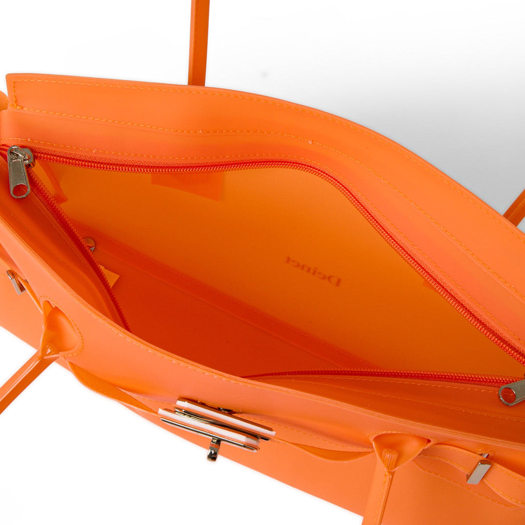JELLY FIRKIN TWO-WAY BAG IN ORANGE