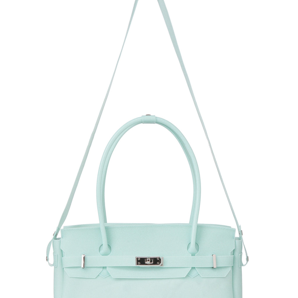 JELLY FIRKIN TWO-WAY BAG IN ICE BLUE