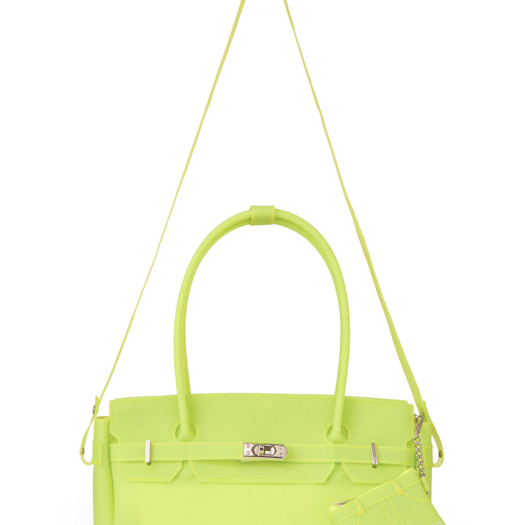 JELLY FIRKIN TWO-WAY BAG IN LIGHT YELLOW