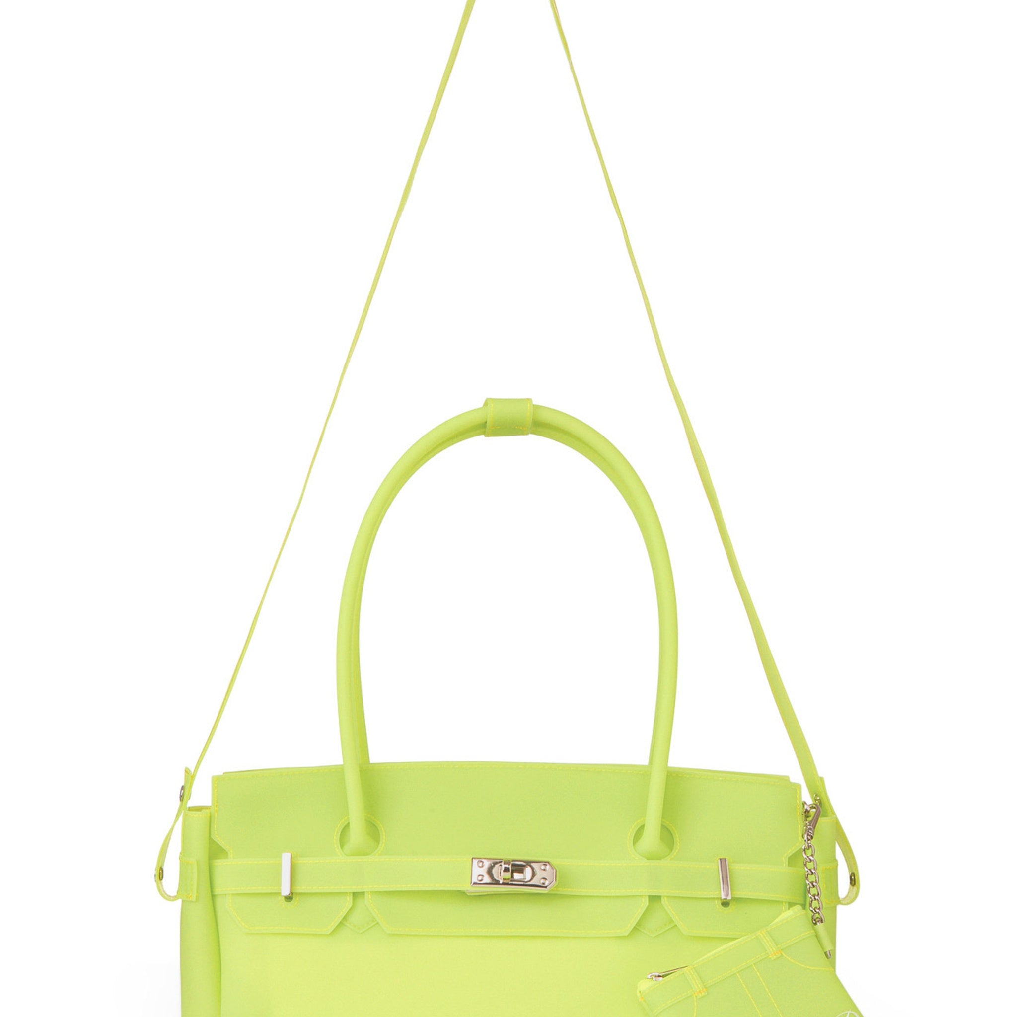 JELLY FIRKIN TWO-WAY BAG IN LIGHT YELLOW