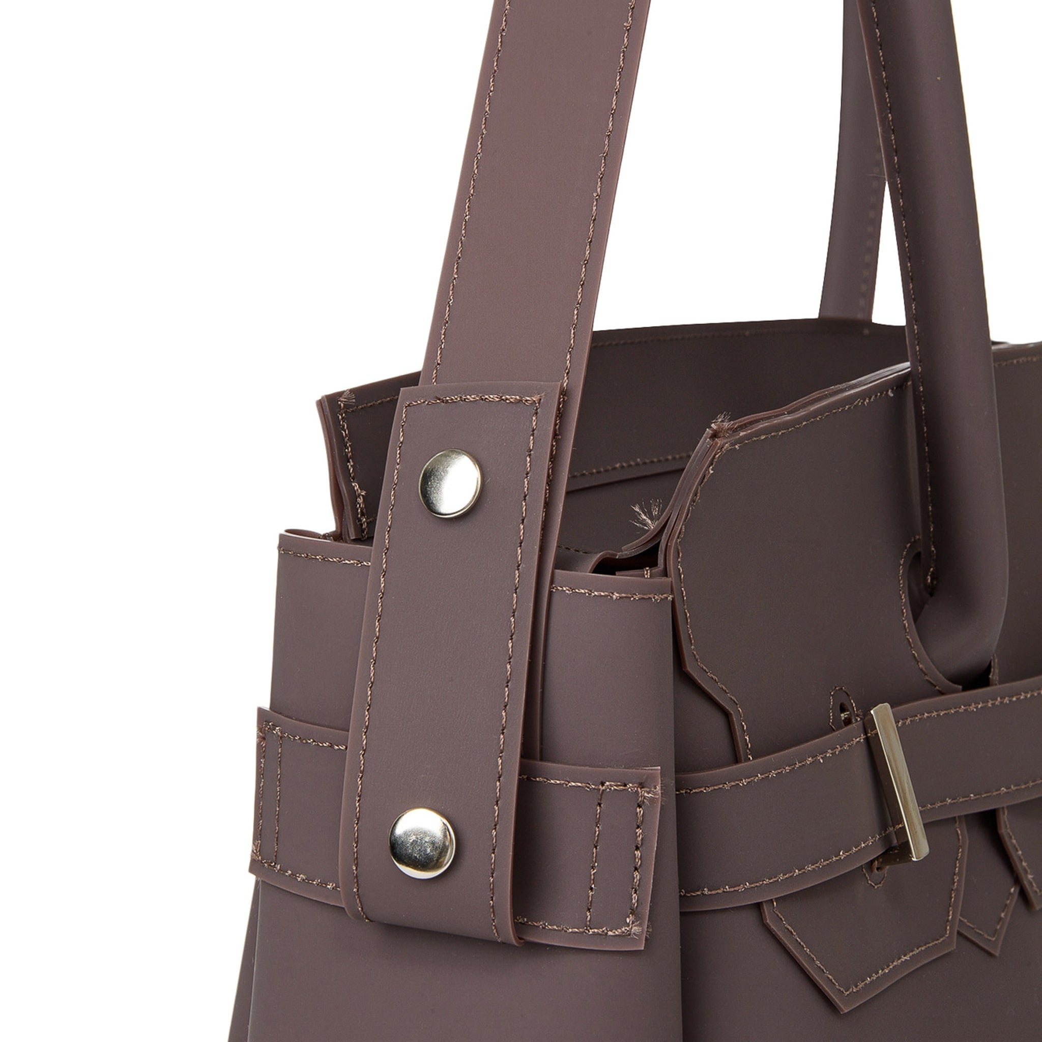 JELLY FIRKIN TWO-WAY BAG IN BROWN